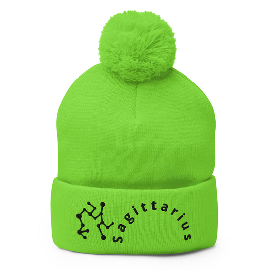 “Sagittarius” Pom-Pom Beanie