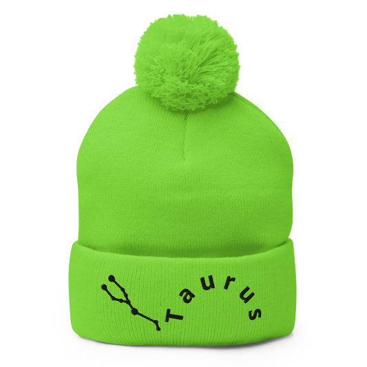 “Taurus” Pom-Pom Beanie