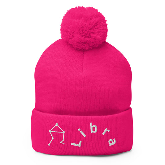 “Libra” Pom-Pom Beanie