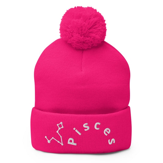 “Pisces” Pom-Pom Beanie