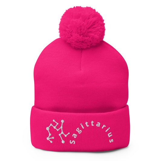 “Sagittarius” Pom-Pom Beanie