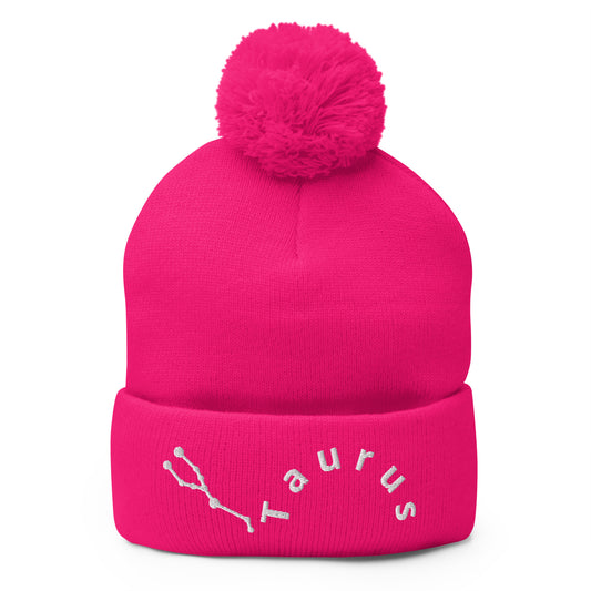 “Taurus” Pom-Pom Beanie