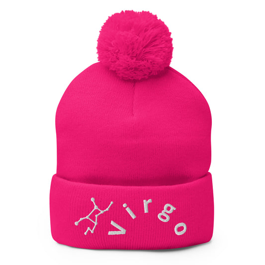 “Virgo” Pom-Pom Beanie