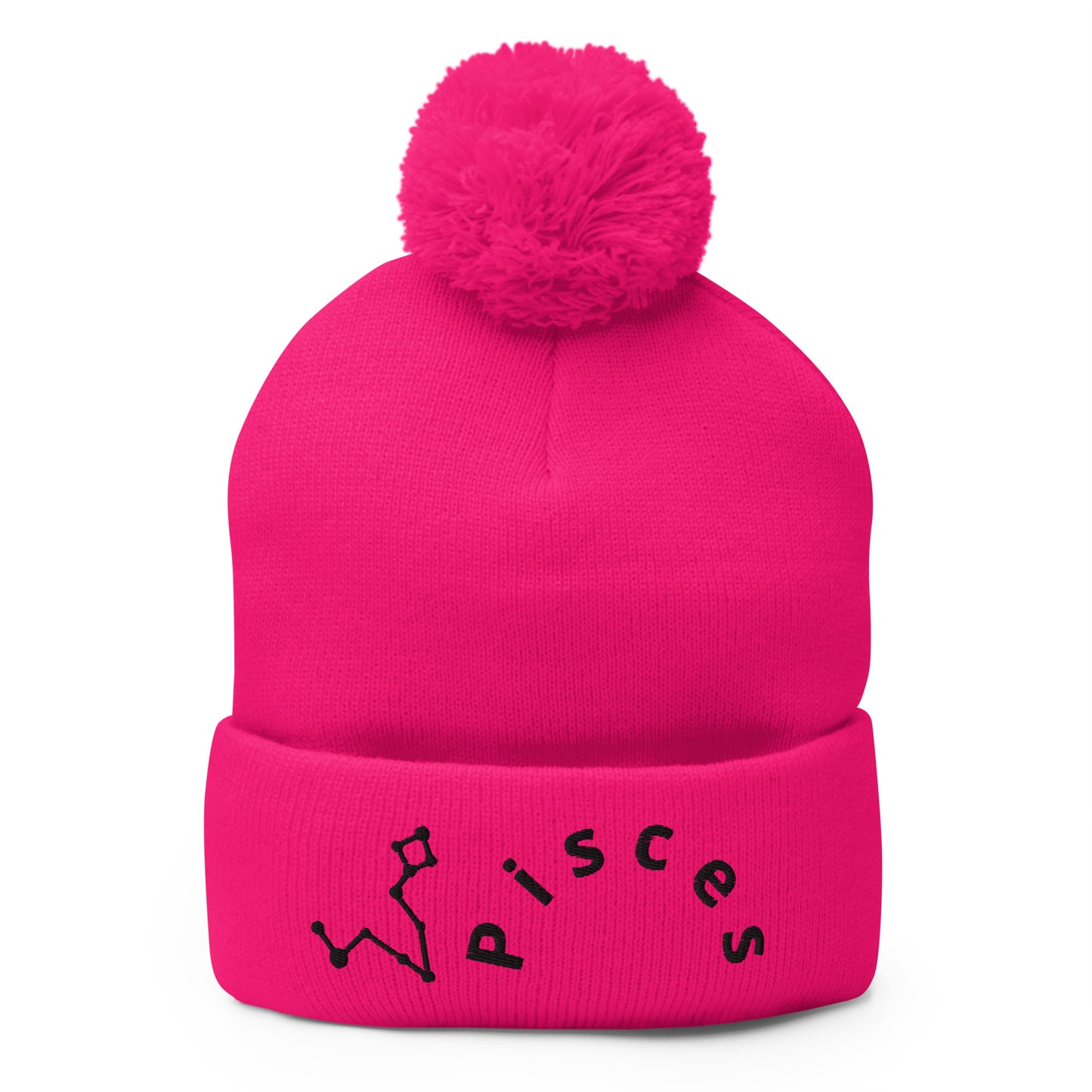 “Pisces” Pom-Pom Beanie
