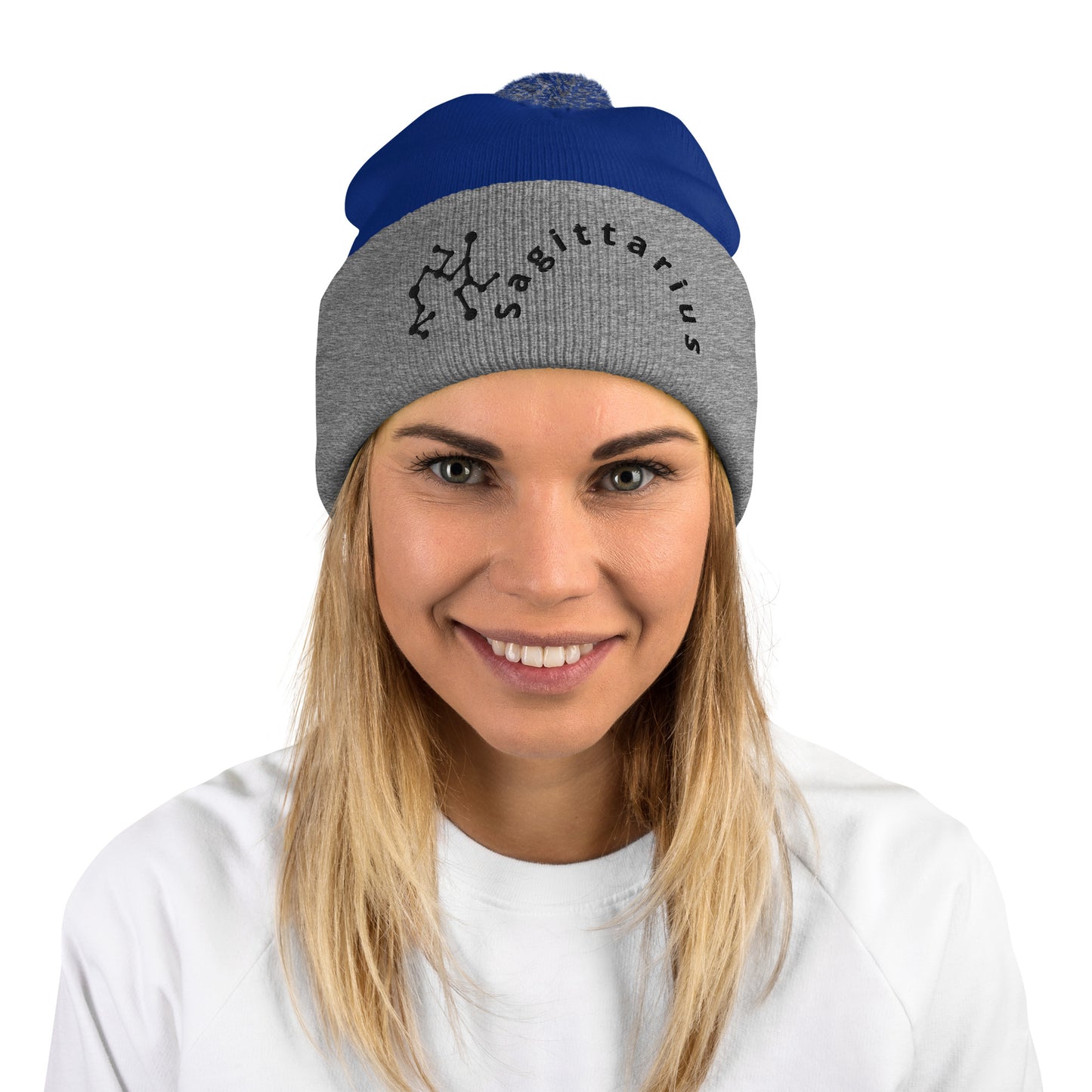 “Sagittarius” Pom-Pom Beanie