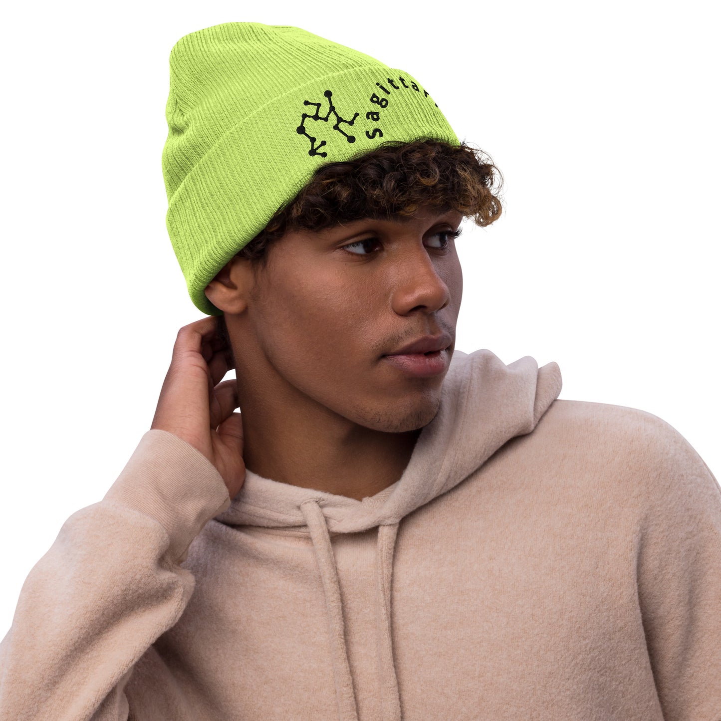 “Sagittarius” Ribbed Knit Beanie