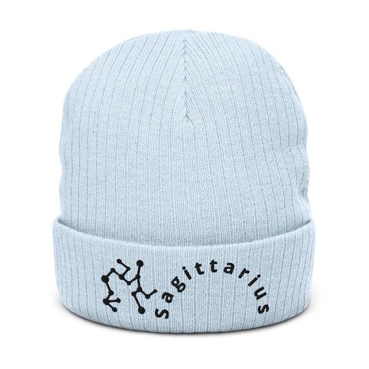 “Sagittarius” Ribbed Knit Beanie
