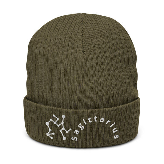 “Sagittarius” Ribbed Knit Beanie