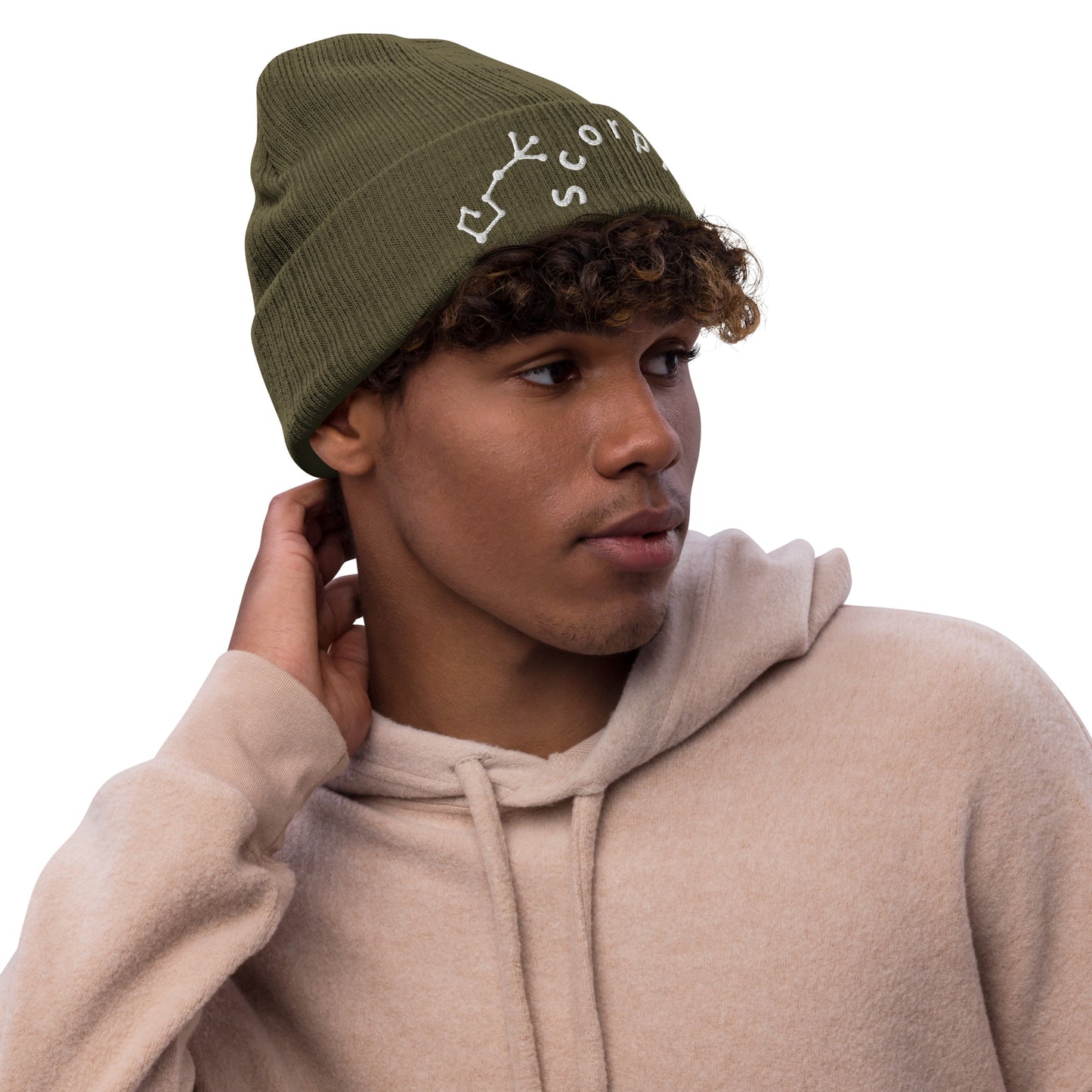 “Scorpio” Ribbed Knit Beanie