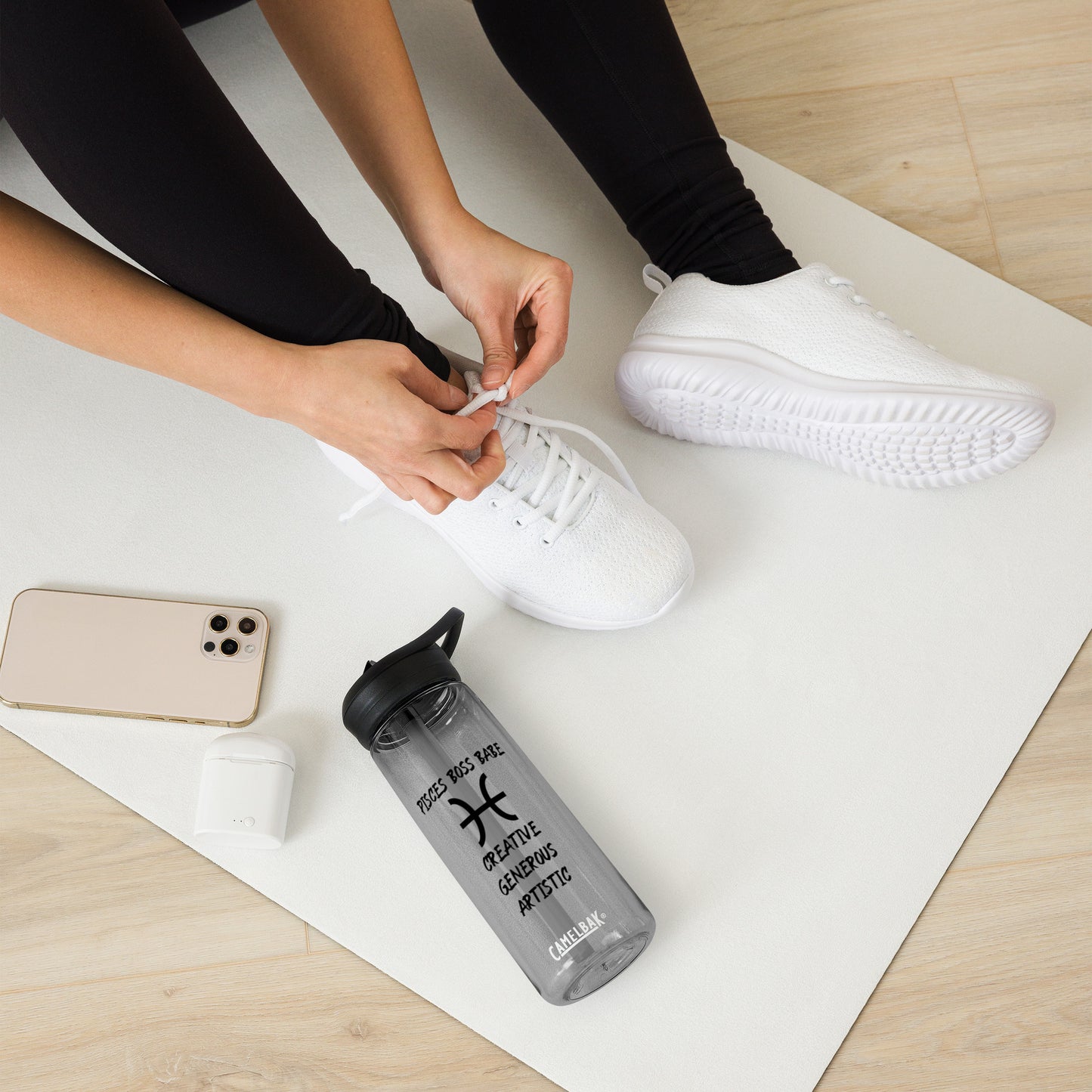 “Pisces Boss Babe” Sports Water Bottle