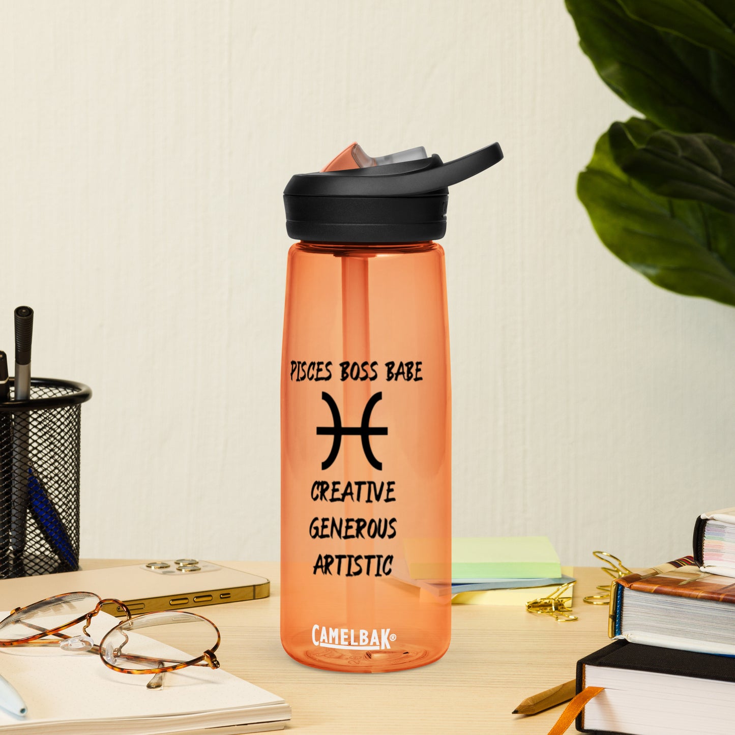 “Pisces Boss Babe” Sports Water Bottle