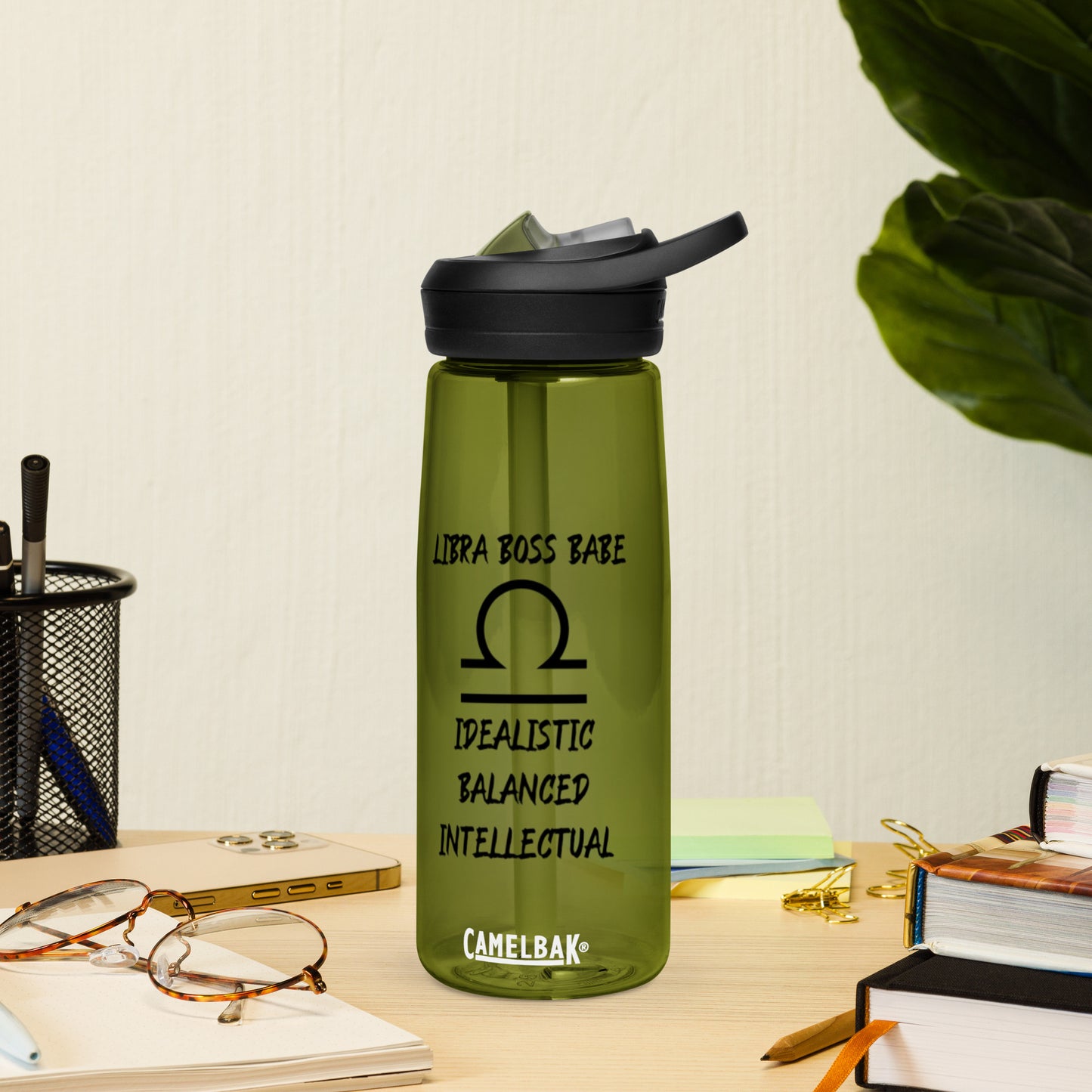 “Libra Boss Babe” Sports Water Bottle