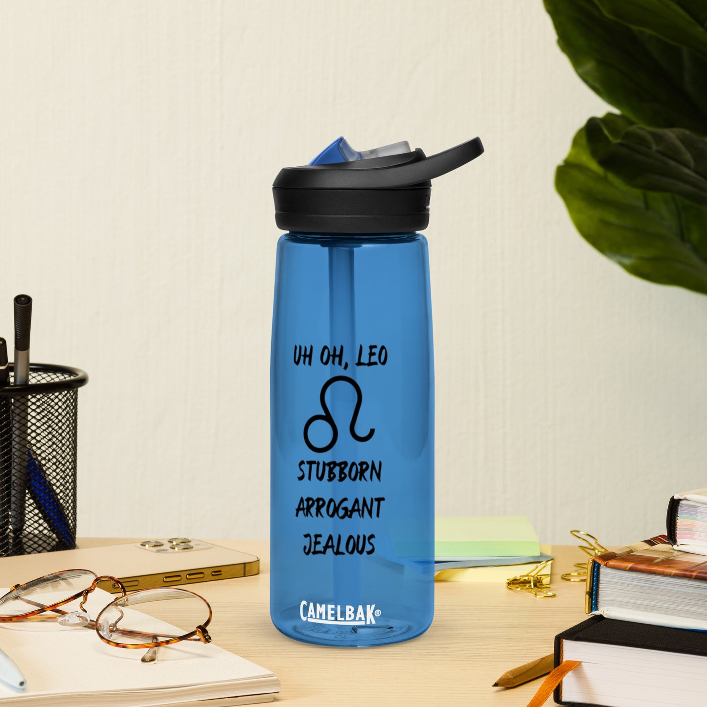 “Uh Oh, Leo” Sports Water Bottle