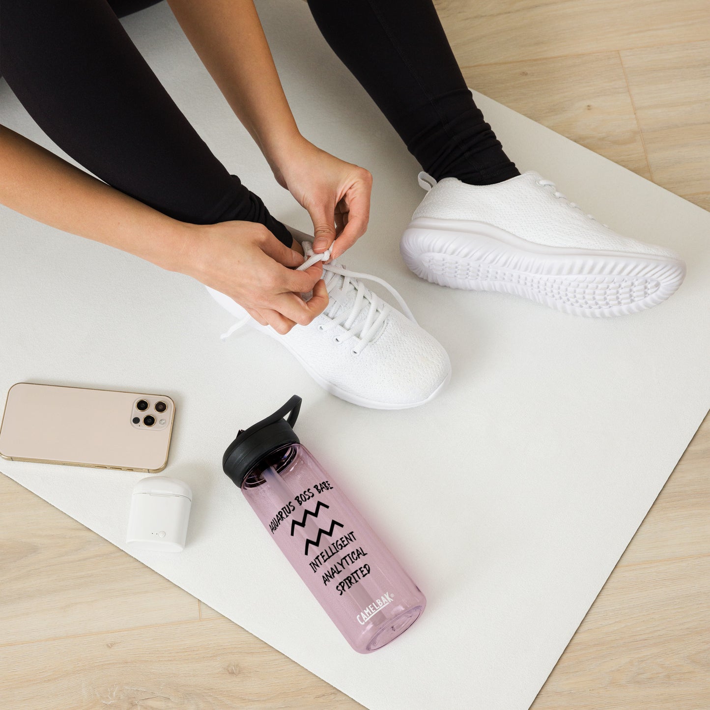 “Aquarius Boss Babe” Sports Water Bottle