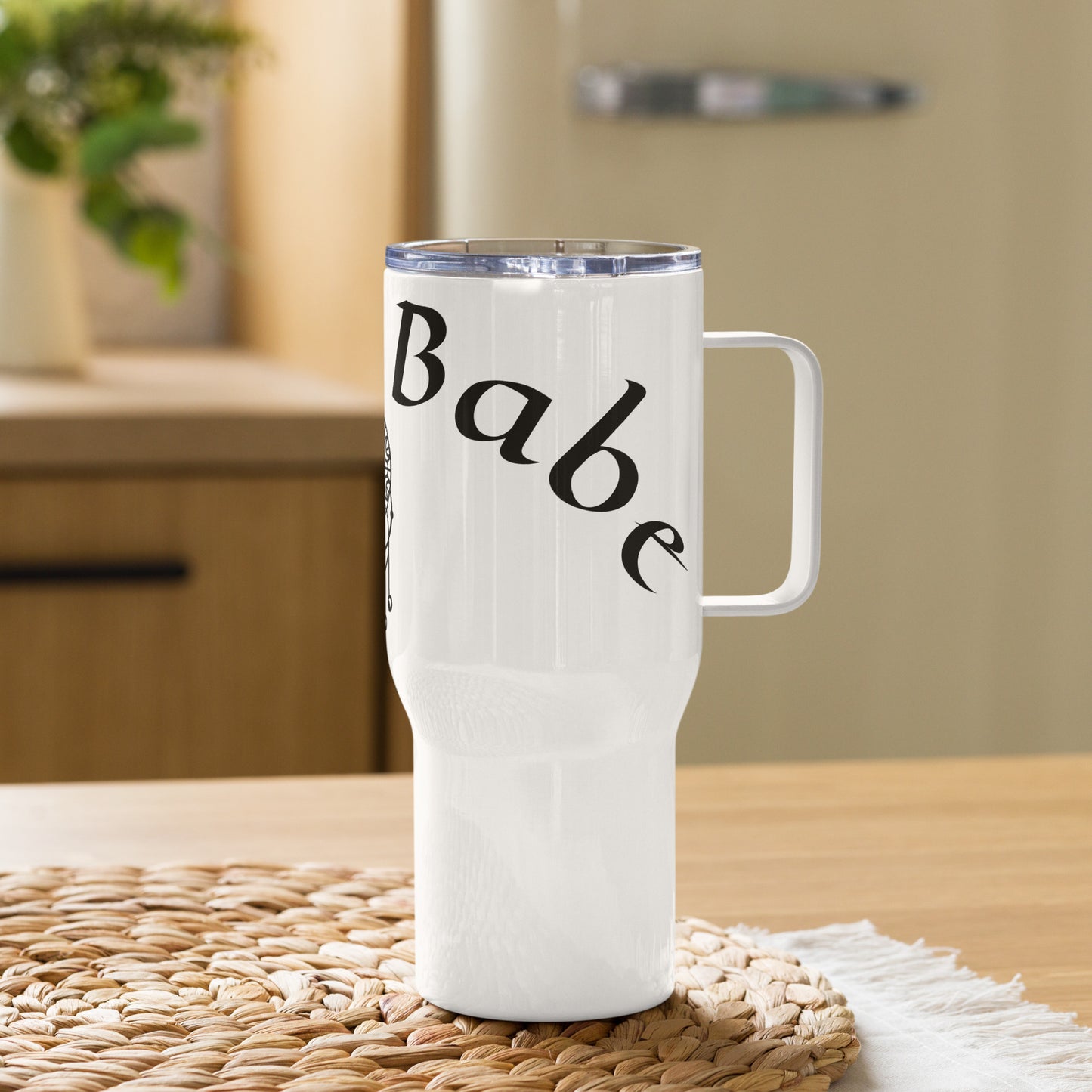 “Libra Babe” Travel Mug With A Handle