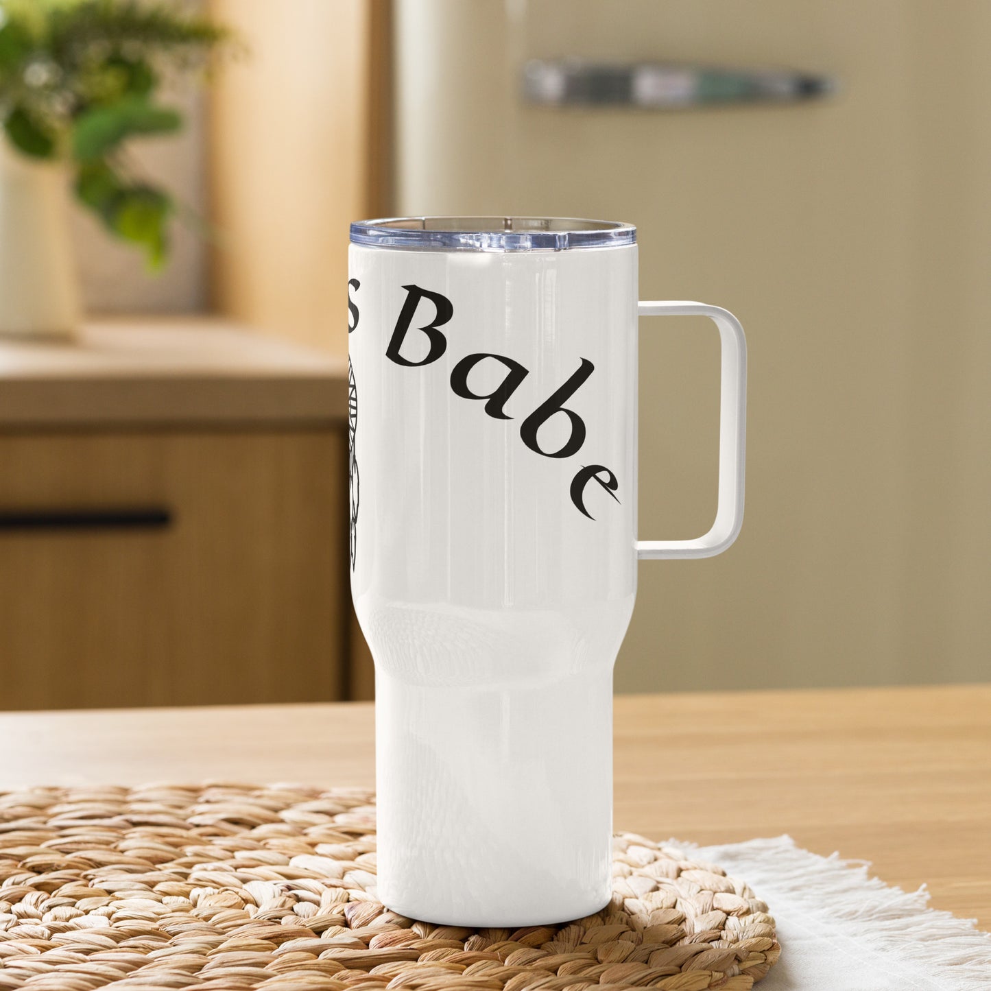“Taurus Babe” Travel Mug With A Handle