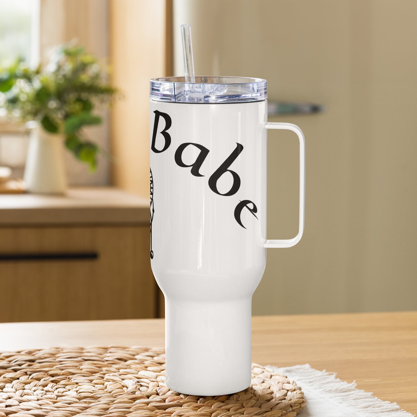 “Libra Babe” Travel Mug With A Handle