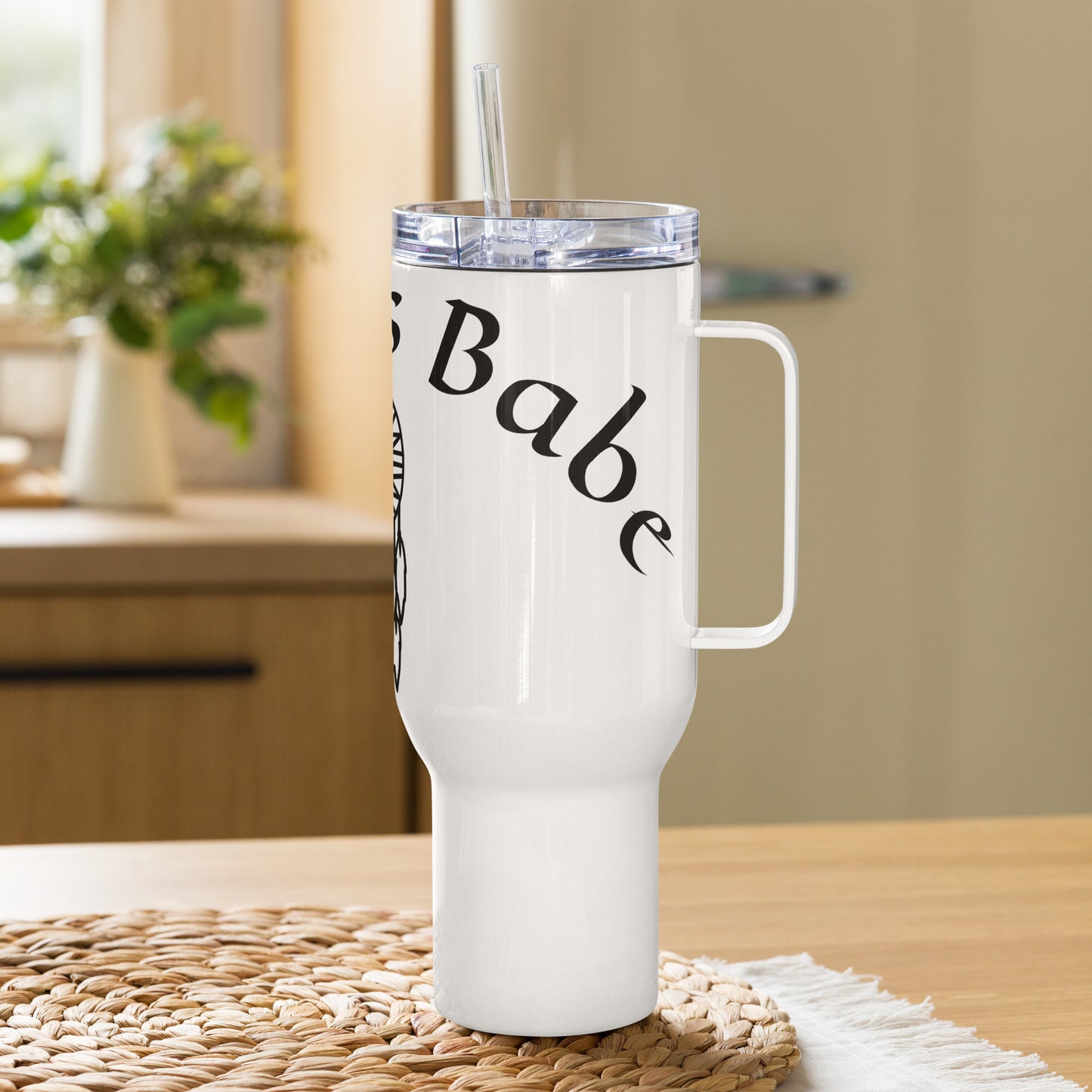 “Taurus Babe” Travel Mug With A Handle