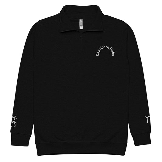 “Capricorn Babe” Unisex Fleece Pullover
