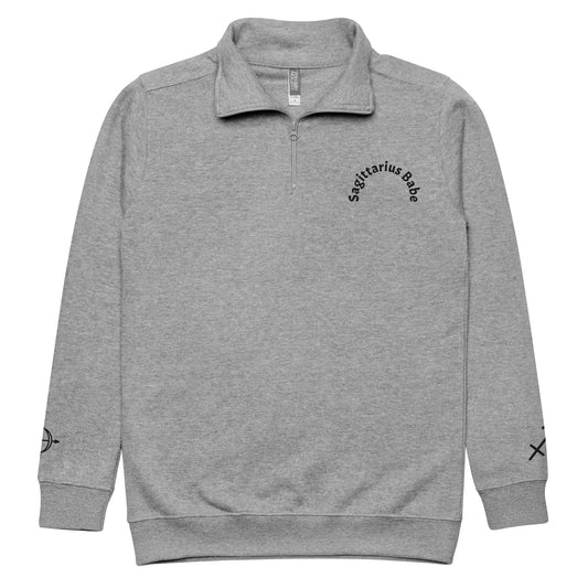 “Sagittarius Babe” Unisex Fleece Pullover