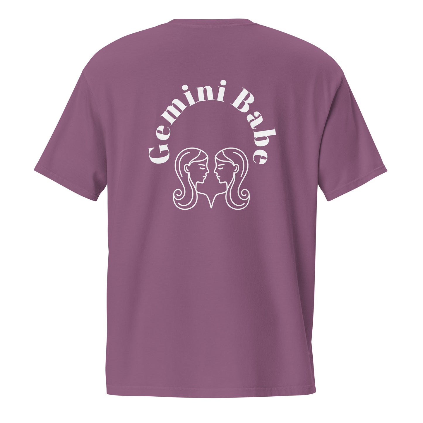 “Gemini Babe” Unisex Garment-Dyed Pocket T-Shirt