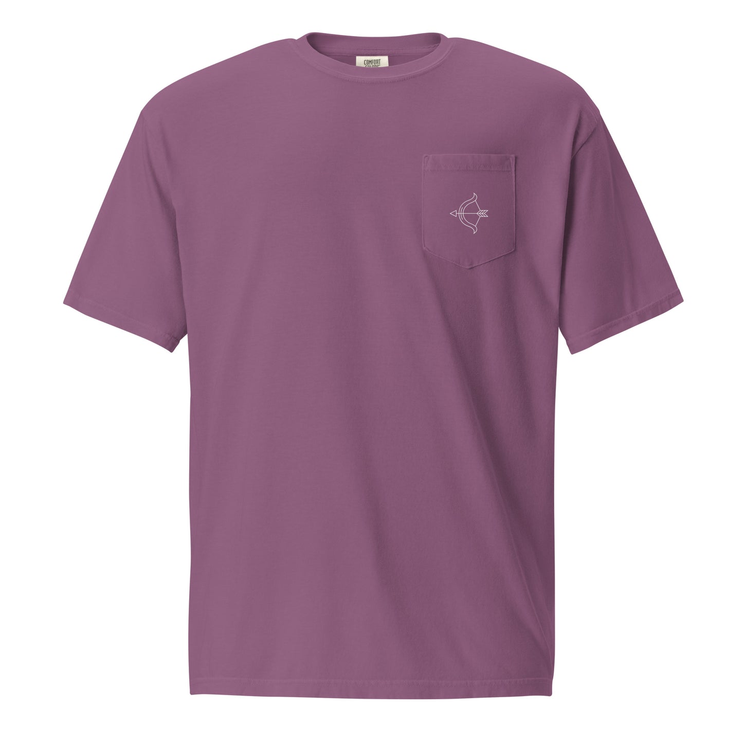 “Sagittarius Babe” Unisex Garment-Dyed Pocket T-Shirt