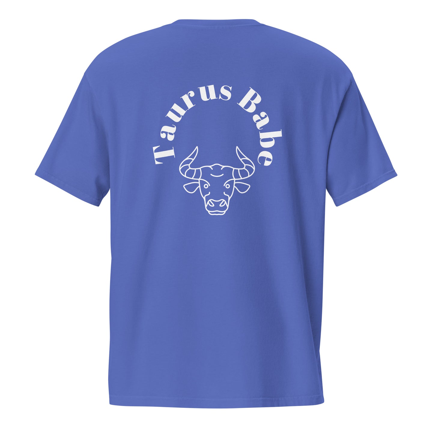 “Taurus Babe” Unisex Garment-Dyed Pocket T-Shirt