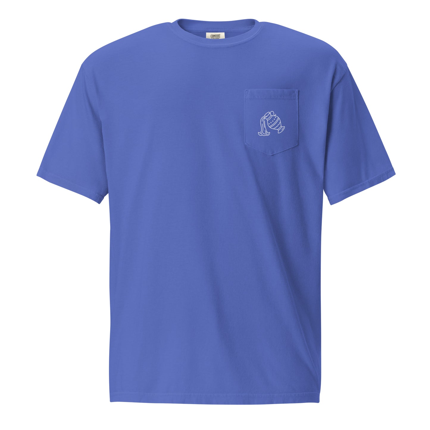 “Aquarius Babe” Unisex Garment-Dyed Pocket T-Shirt