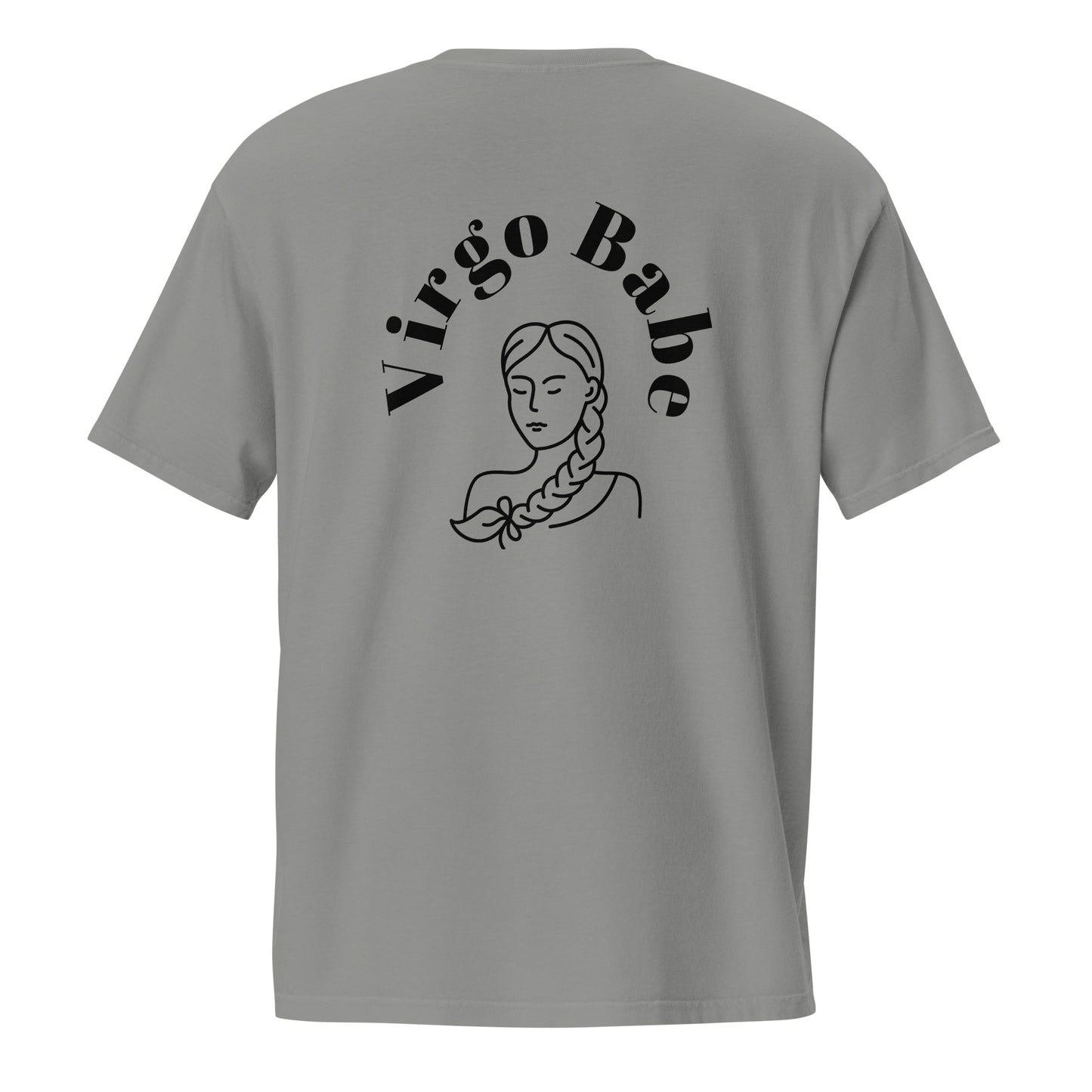 “Virgo Babe” Unisex Garment-Dyed Pocket T-Shirt