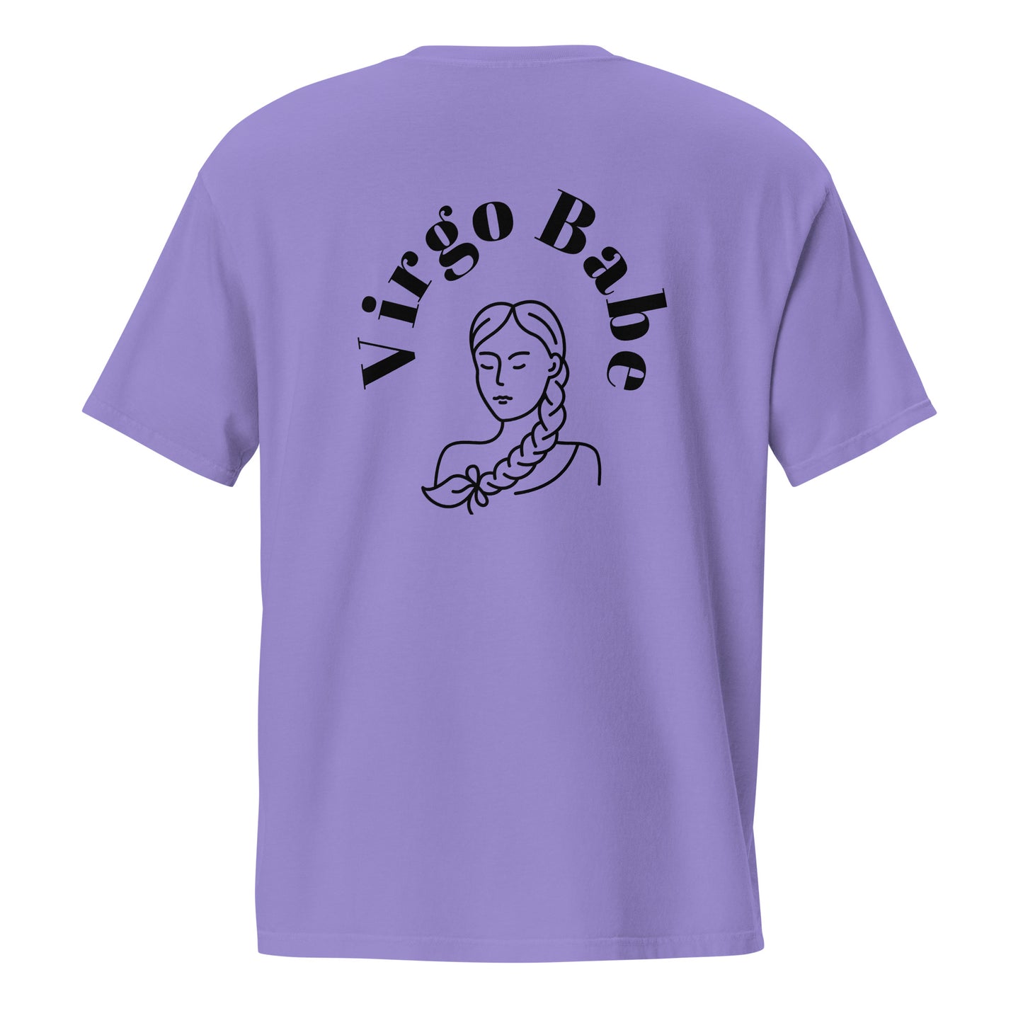 “Virgo Babe” Unisex Garment-Dyed Pocket T-Shirt