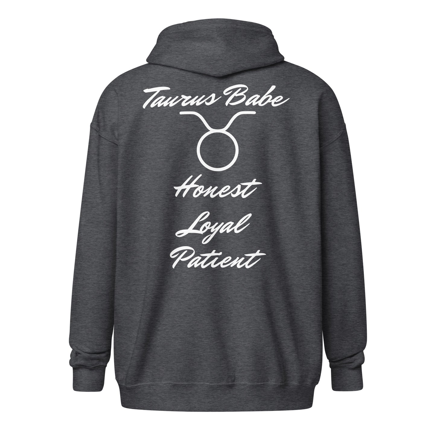 “Taurus Babe” Unisex Zip Hoodie