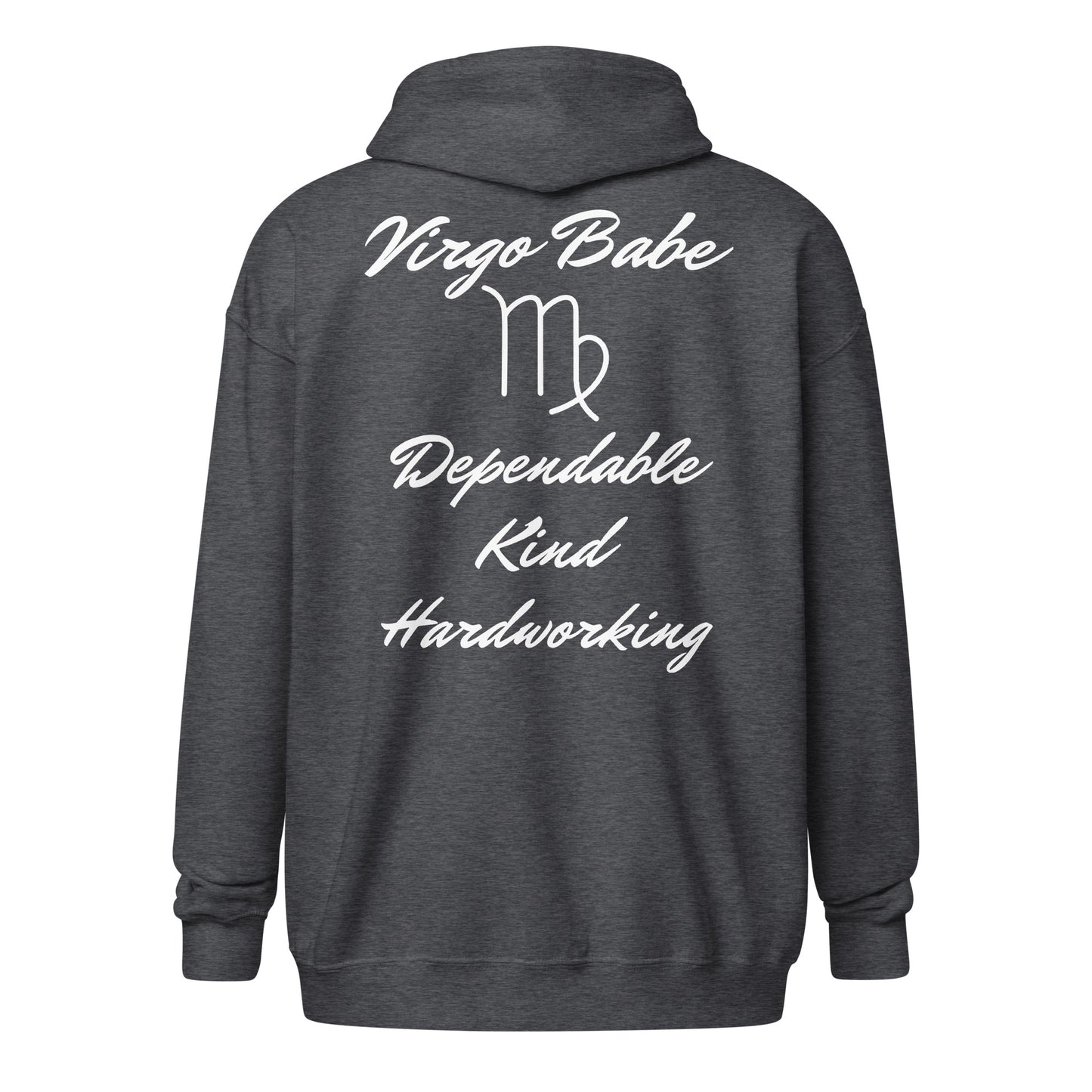 “Virgo Babe” Unisex Zip Hoodie