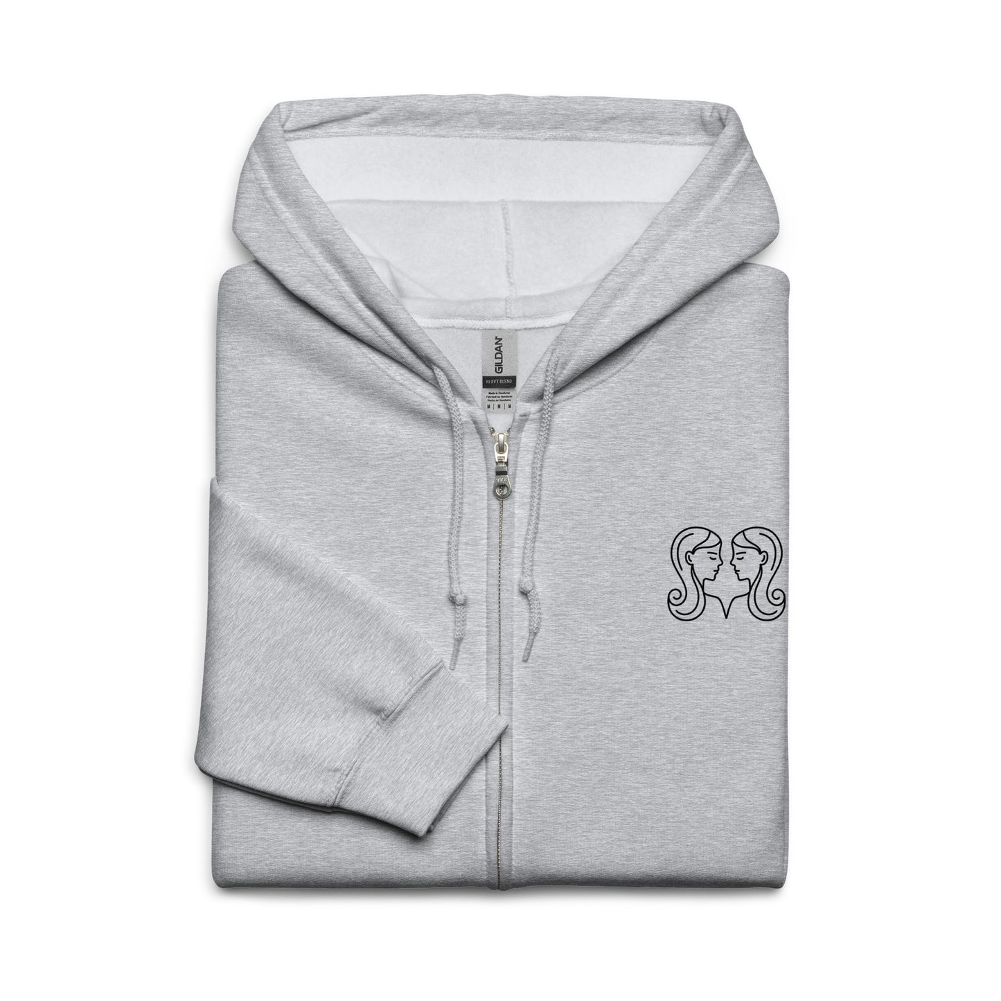 “Gemini Babe” Unisex Zip Hoodie