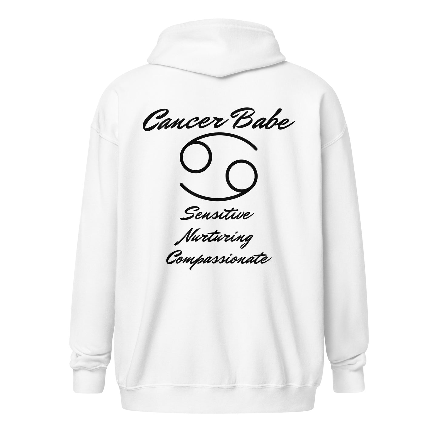 “Cancer Babe” Unisex Zip Hoodie
