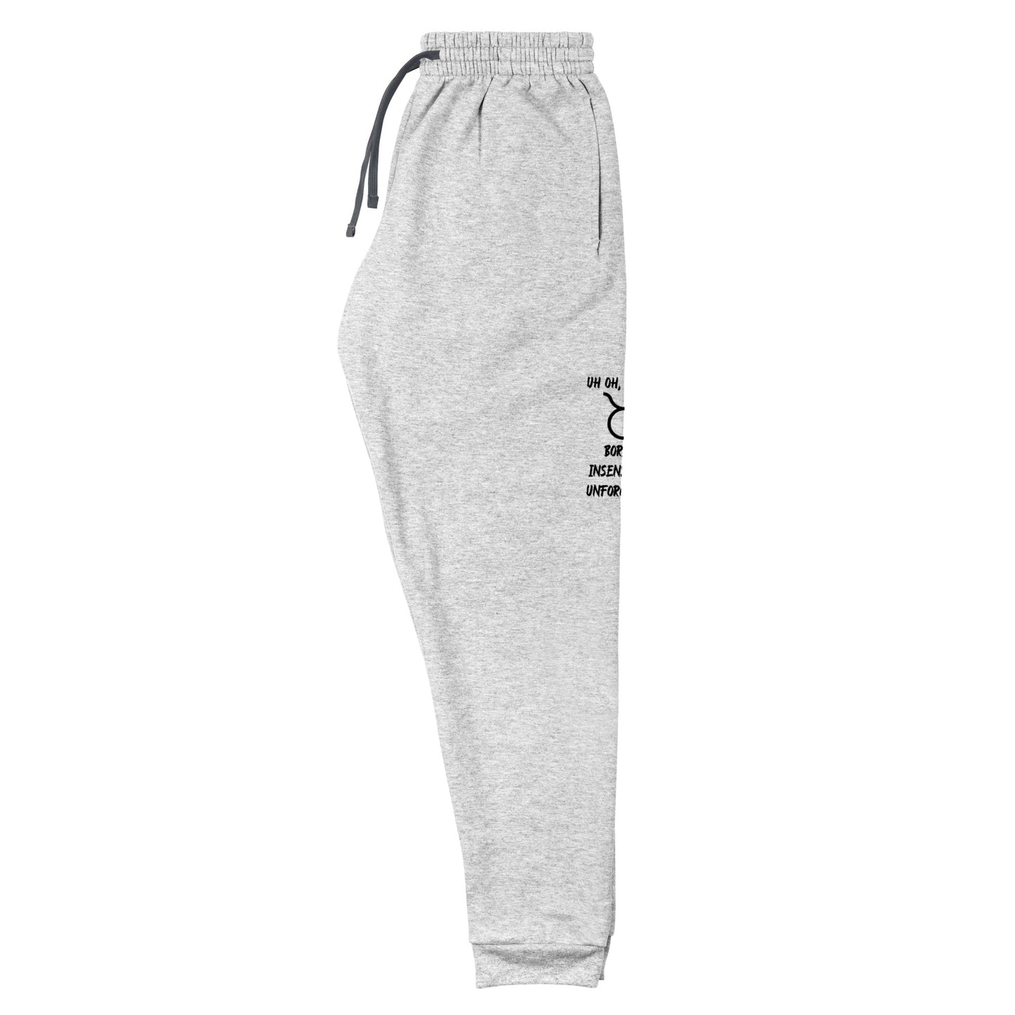 “Uh Oh, Taurus” Unisex Joggers