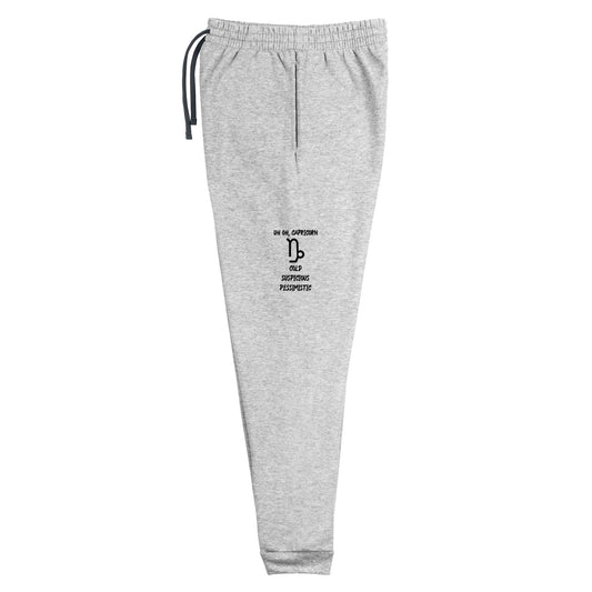 “Uh Oh, Capricorn” Unisex Joggers