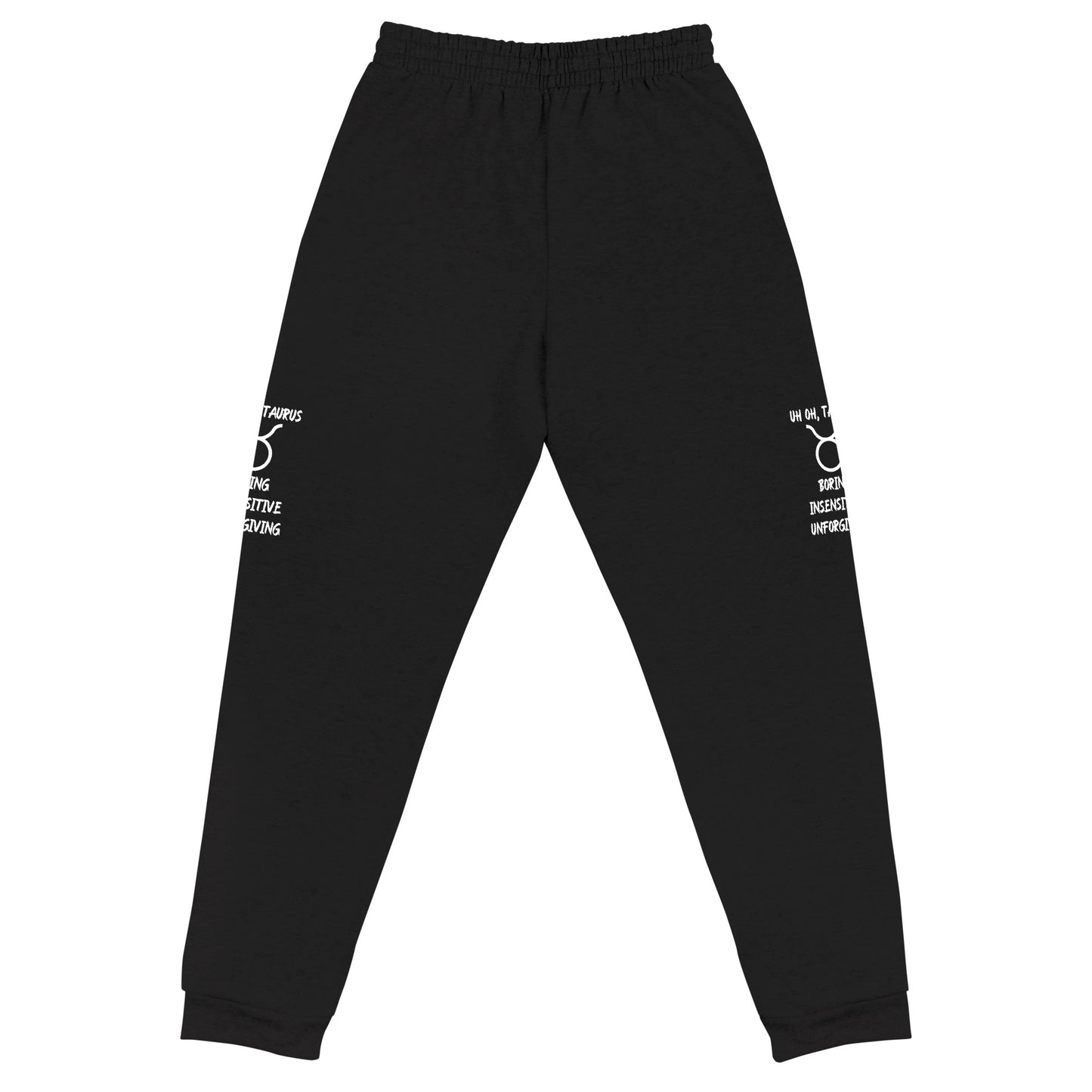 “Uh Oh, Taurus” Unisex Joggers