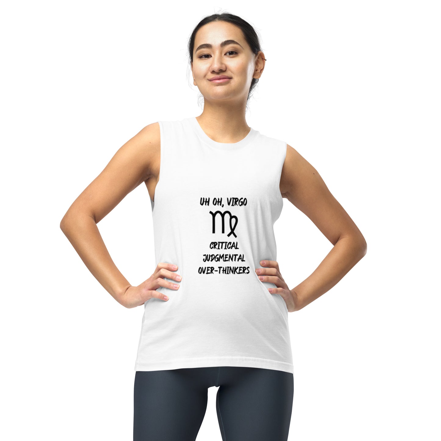 “Uh Oh, Virgo” Unisex Muscle Shirt