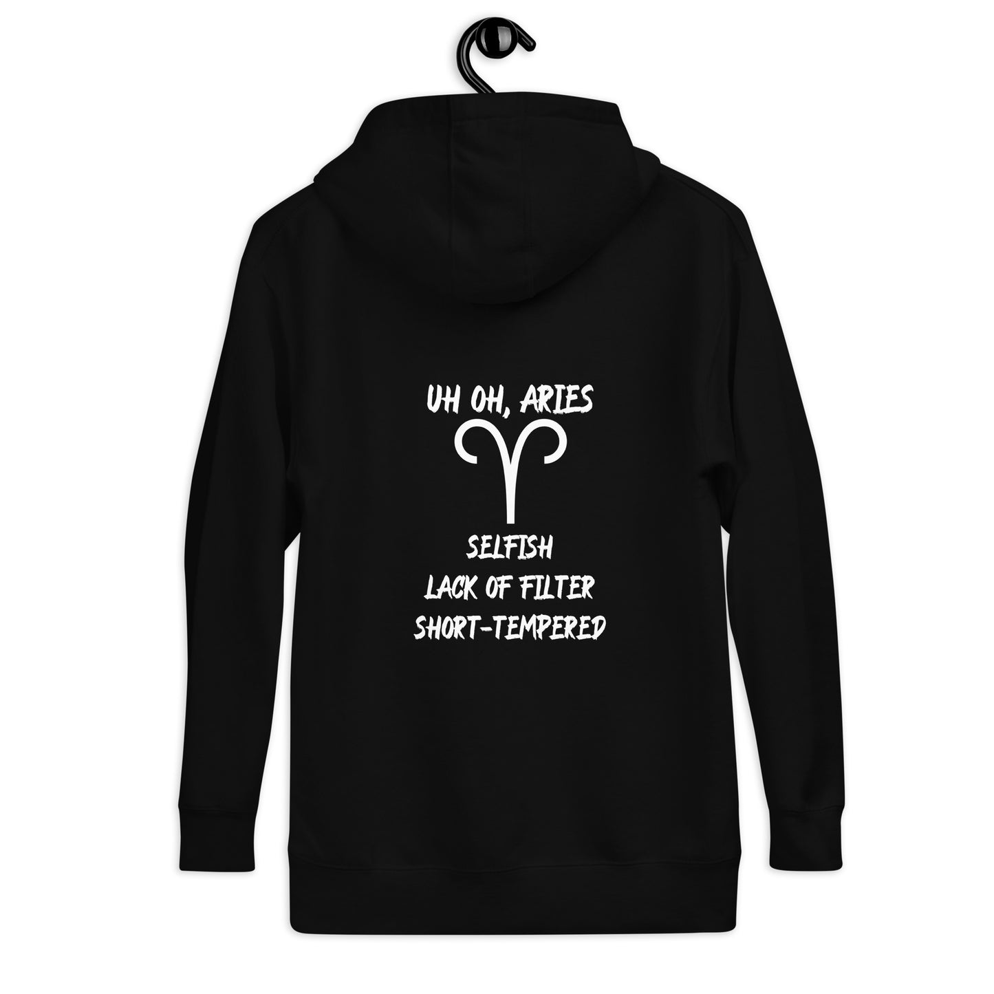 “Uh Oh, Aries” Unisex Hoodie