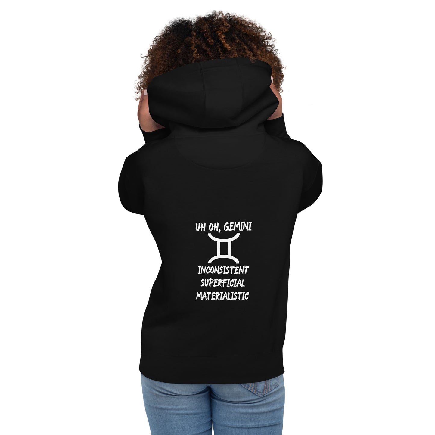 “Uh Oh, Gemini” Unisex Hoodie