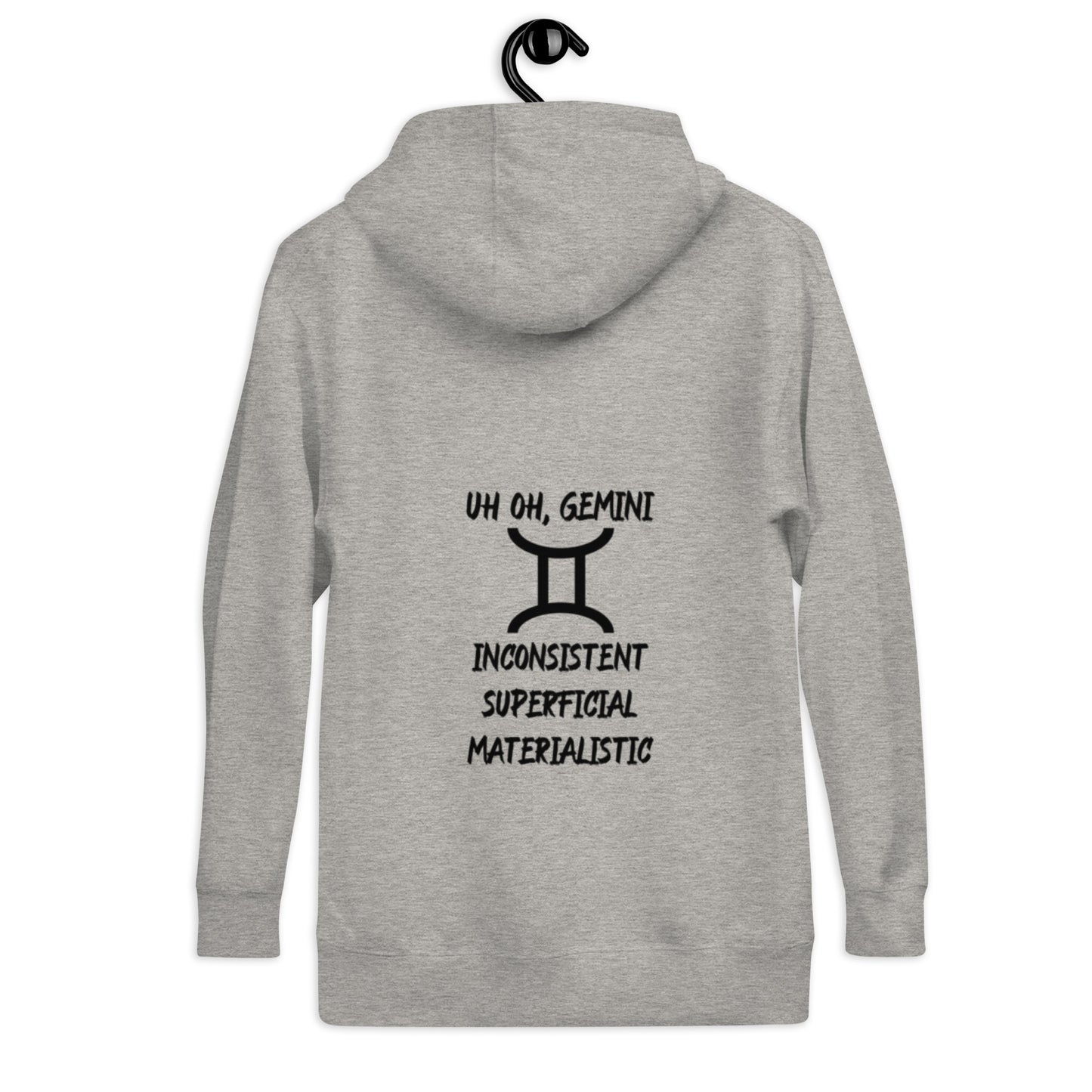 “Uh Oh, Gemini” Unisex Hoodie