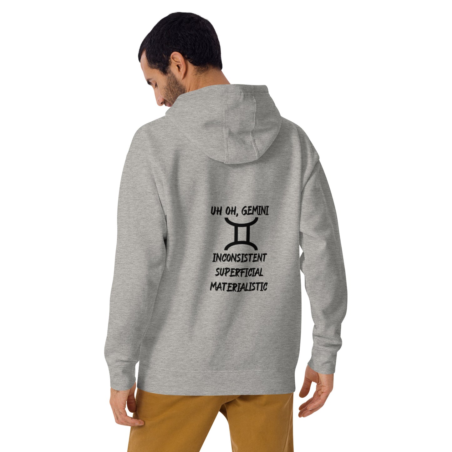 “Uh Oh, Gemini” Unisex Hoodie