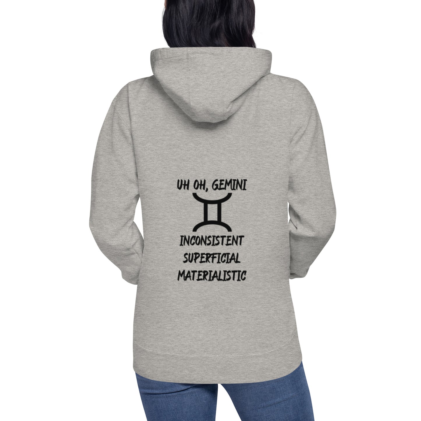 “Uh Oh, Gemini” Unisex Hoodie