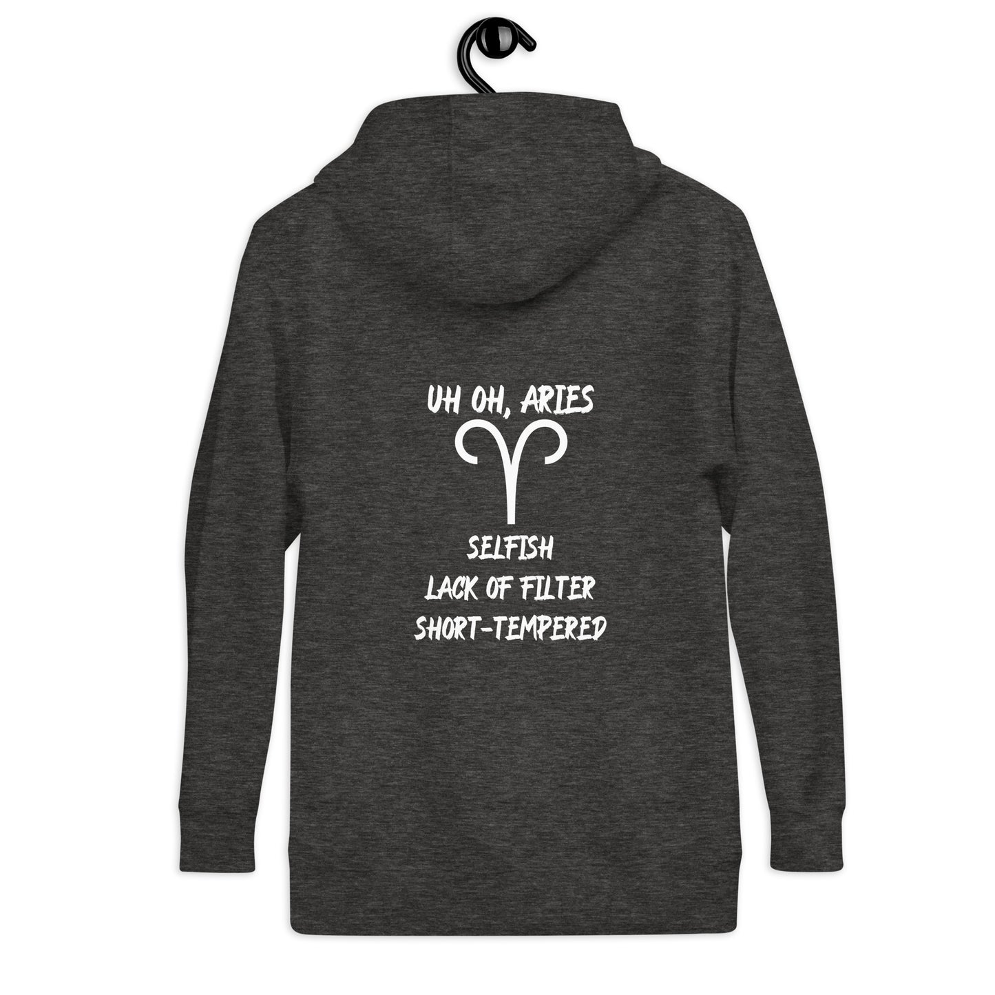 “Uh Oh, Aries” Unisex Hoodie