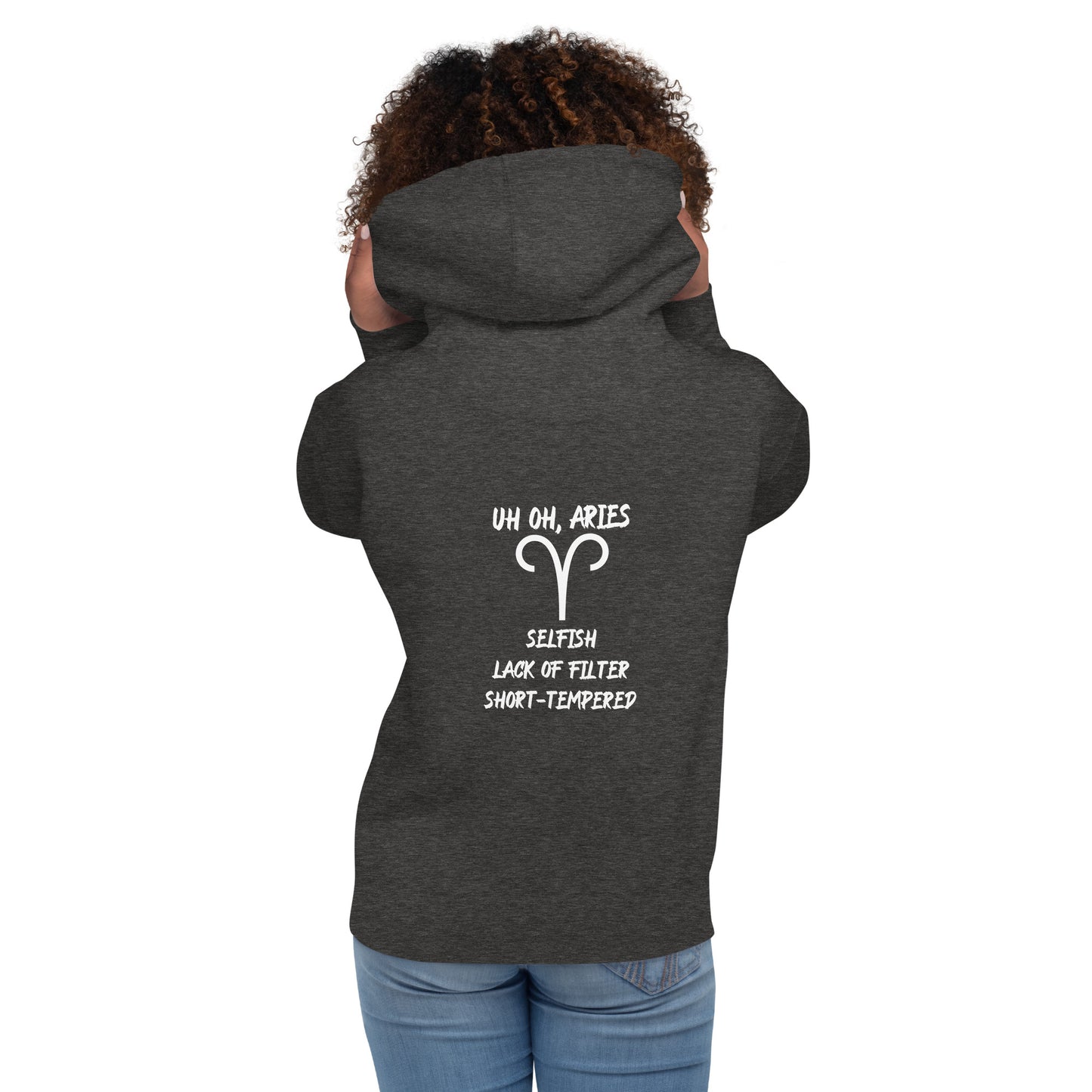 “Uh Oh, Aries” Unisex Hoodie