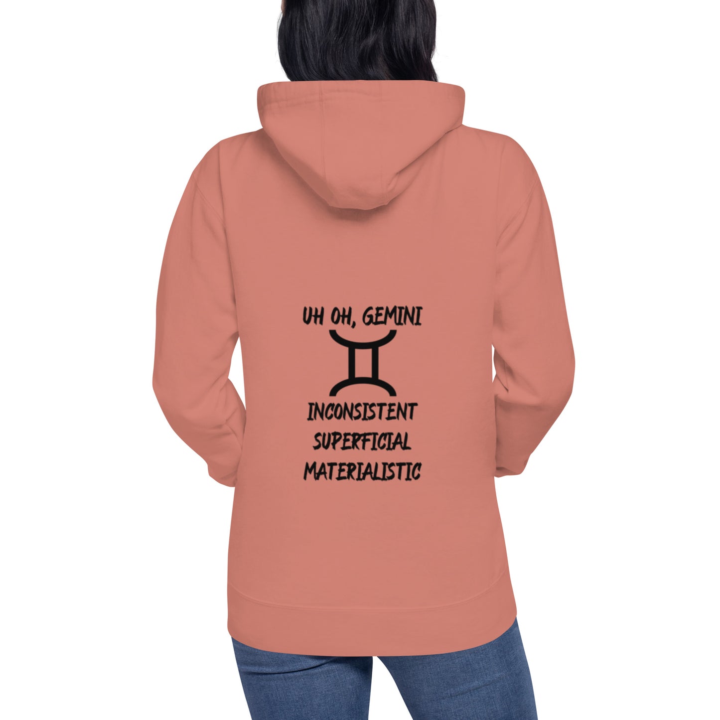 “Uh Oh, Gemini” Unisex Hoodie