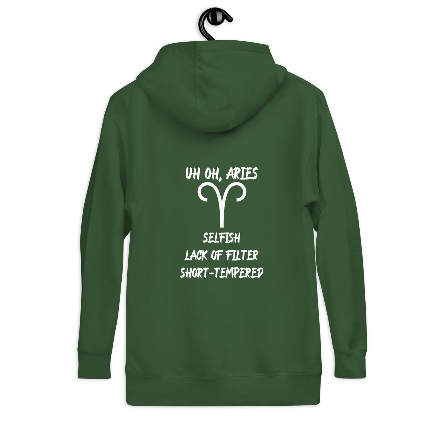 “Uh Oh, Aries” Unisex Hoodie