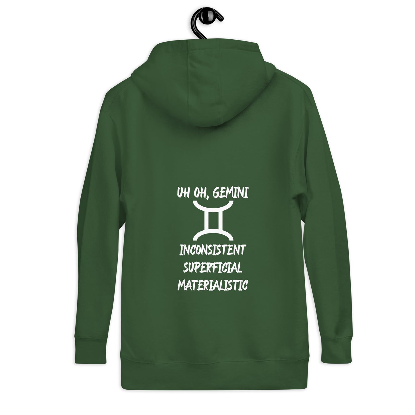 “Uh Oh, Gemini” Unisex Hoodie