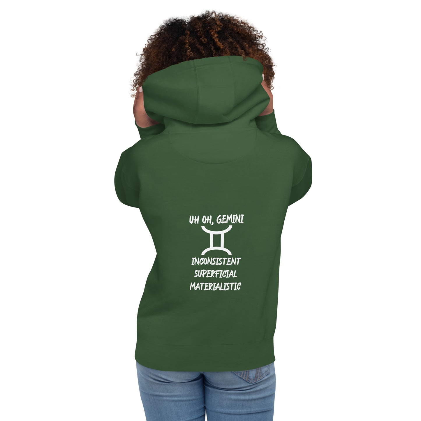 “Uh Oh, Gemini” Unisex Hoodie