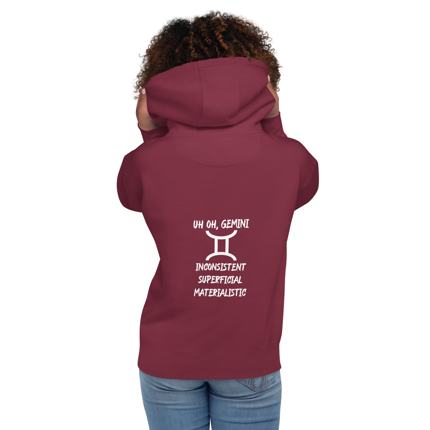 “Uh Oh, Gemini” Unisex Hoodie